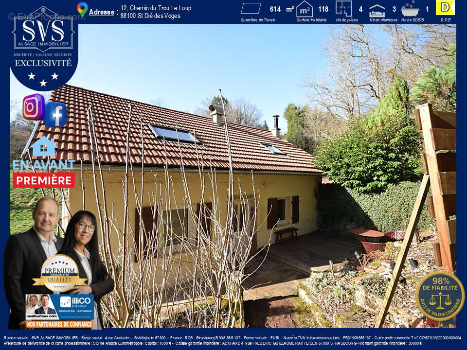 Maison à SAINT-DIE-DES-VOSGES