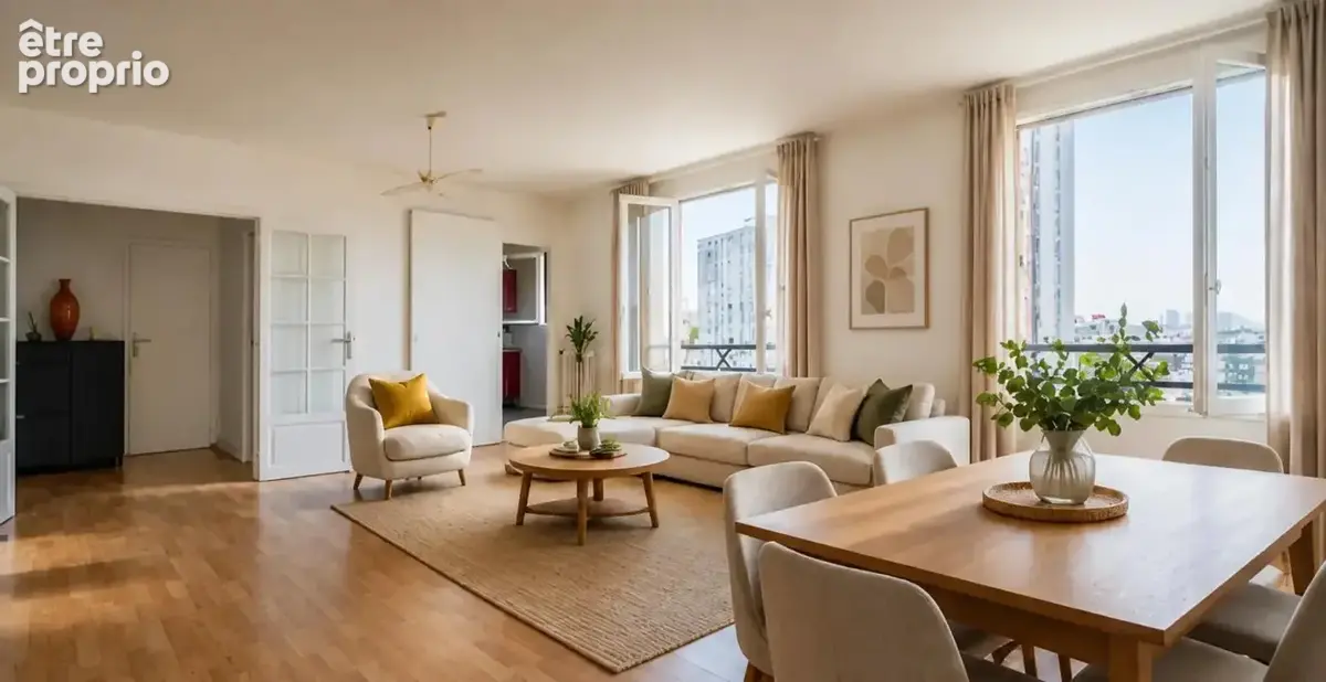 Appartement de 4 pièces de 93 m² à Aubervilliers - photo 2
