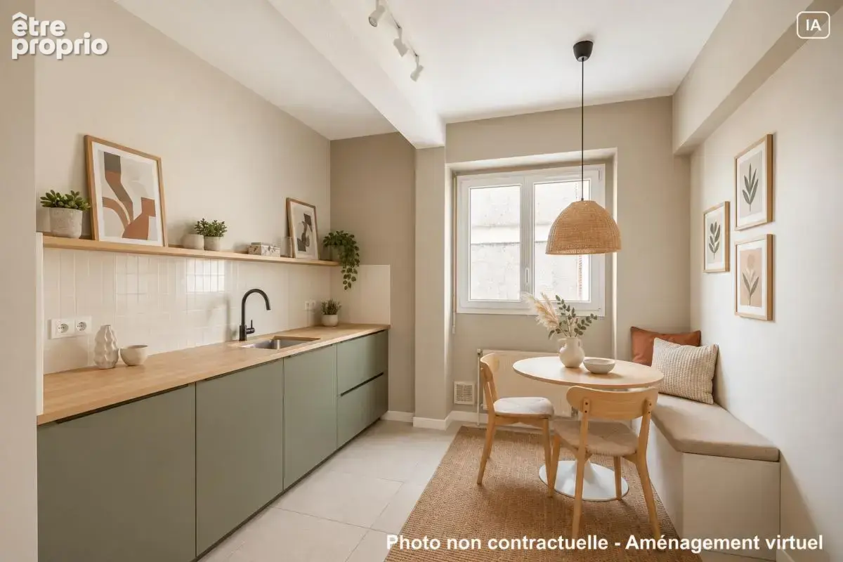 Vente appartement 2 chambres - 6ème étage - vue Rhône - Balcon - photo 8
