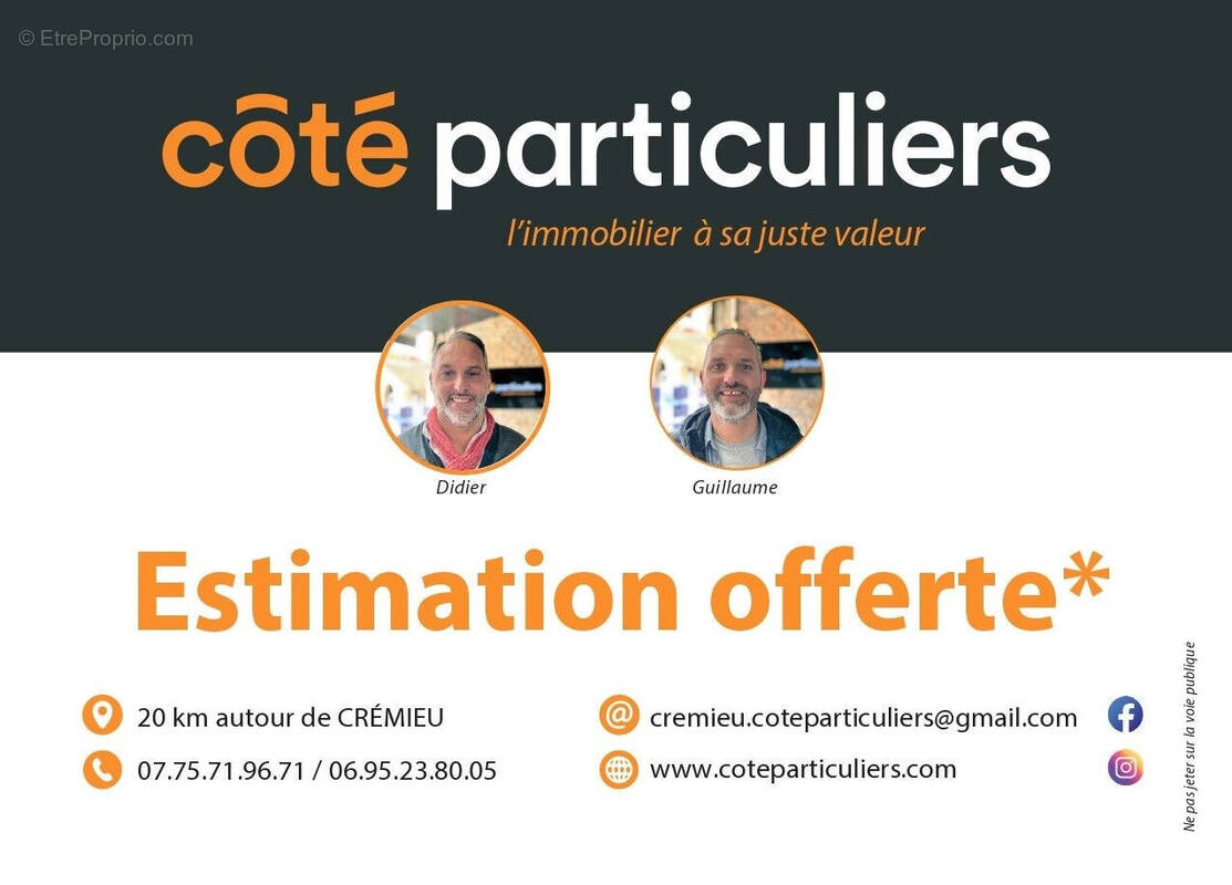 Appartement à CREMIEU