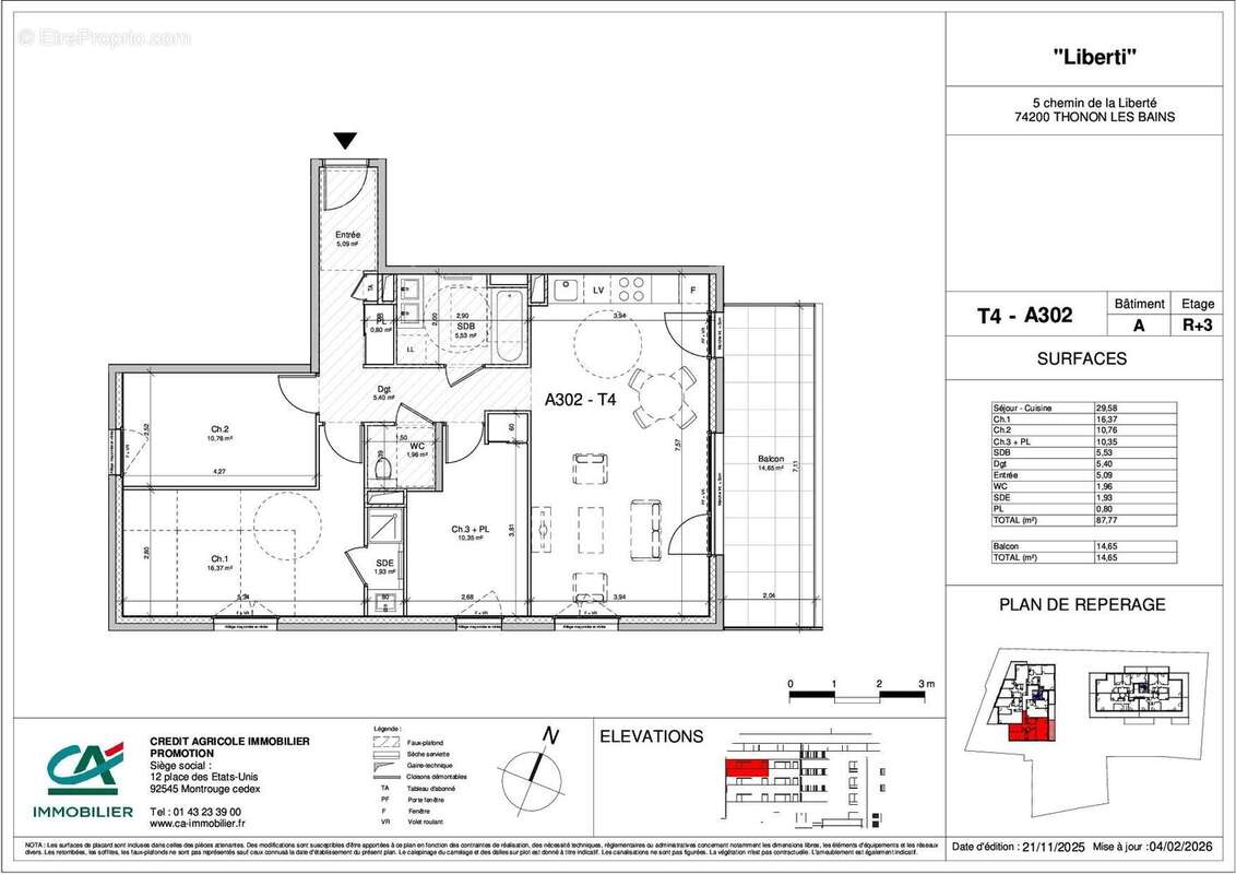 Appartement à THONON-LES-BAINS