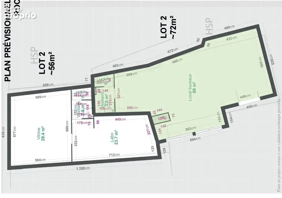 Commerce 57 m² à vendre à Guichen (35580) - photo 2