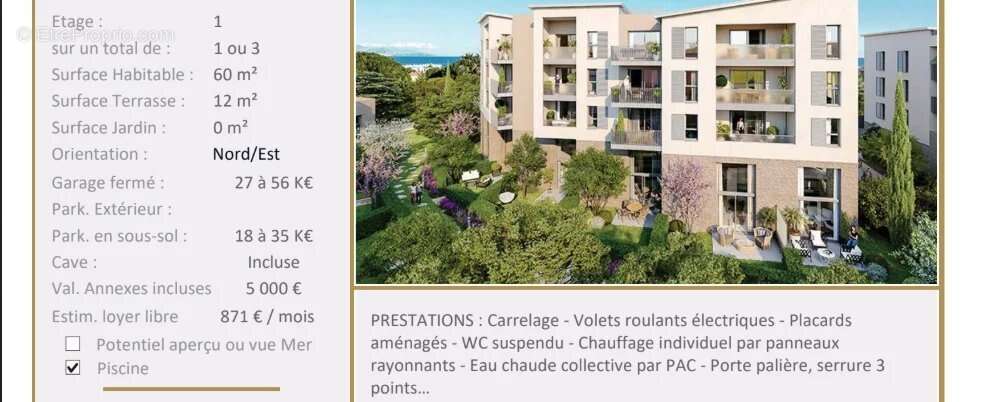 Appartement à ANTIBES