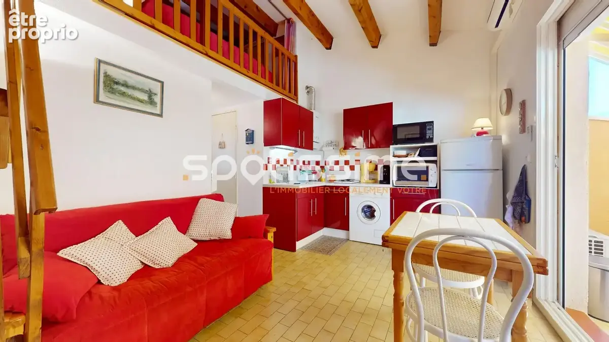 Appartement T2 avec mezzanine, terrasse et parking à vendre au Cap d'Agde  Secteur Pinède - photo 3