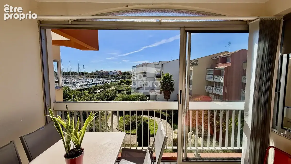 Réf : 2346 - Vente T2 vue Port, secteur Malfato au Cap d'Agde ! - photo 2
