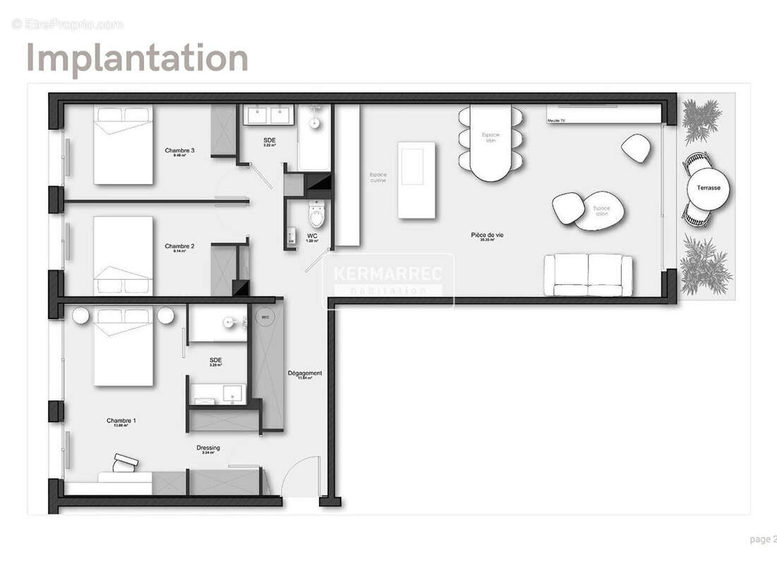 Appartement à LA BAULE-ESCOUBLAC