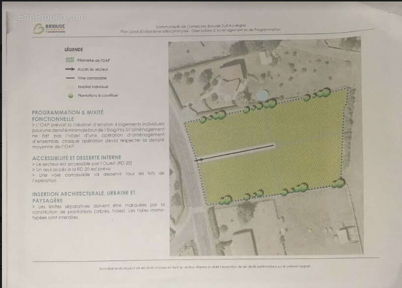Terrain à FONTANNES