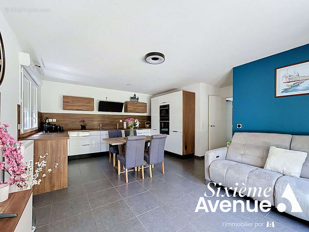Appartement à Simandres 3 pièces 65 m² avec jardin privatif et double stationnement - photo 3
