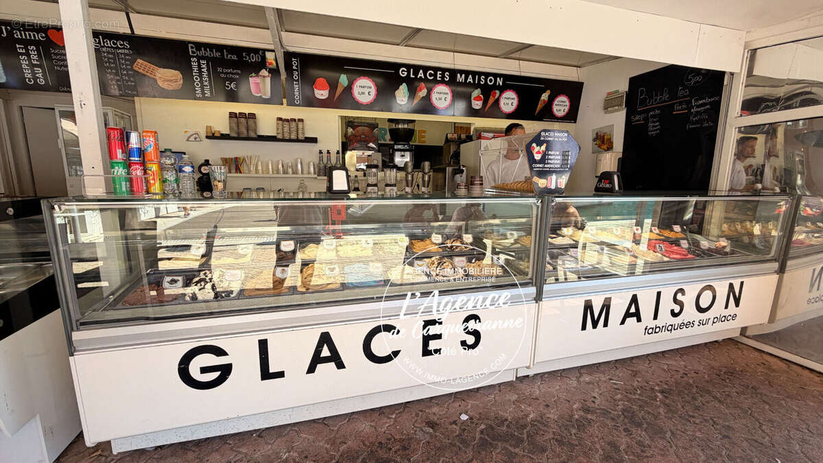 A vendre fonds de commerce glacier 60 m2 avec laboratoire de preparation terrasse et salle interieur port de hyeres - photo 5