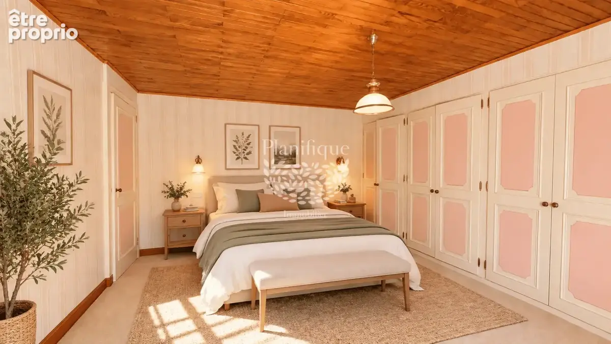 Ferme mitoyenne exposée plein sud de 130 m2 habitables et 292 m2 au sol avec terrain de 710 m2 à Bons-en-Chabl - photo 15