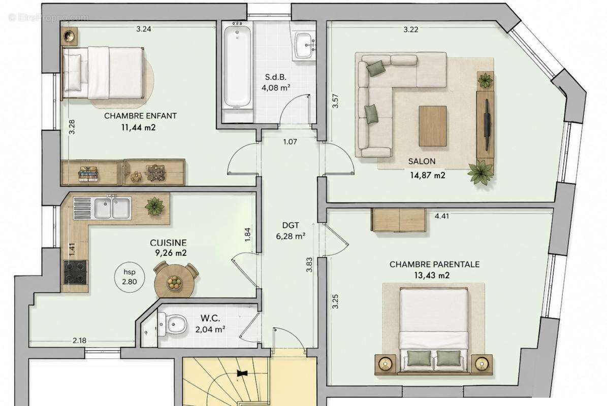 Appartement à SAINT-CLOUD