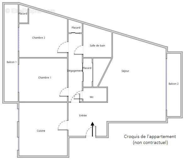 Appartement à PARIS-18E