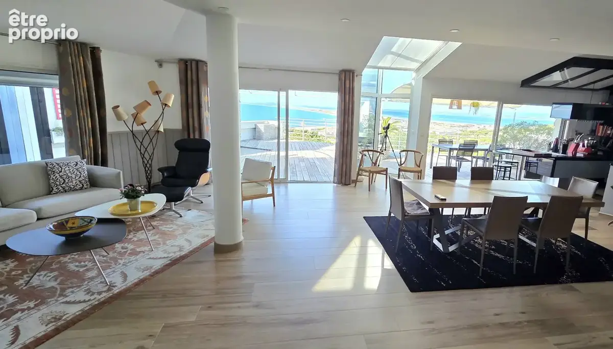 Mont saint-clair  villa d'architecte 296 m²  vue panoramique mer & étang de thau - photo 3