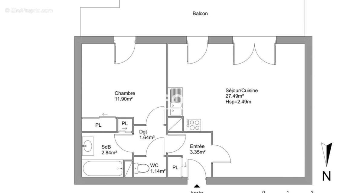 Appartement à TOULOUSE