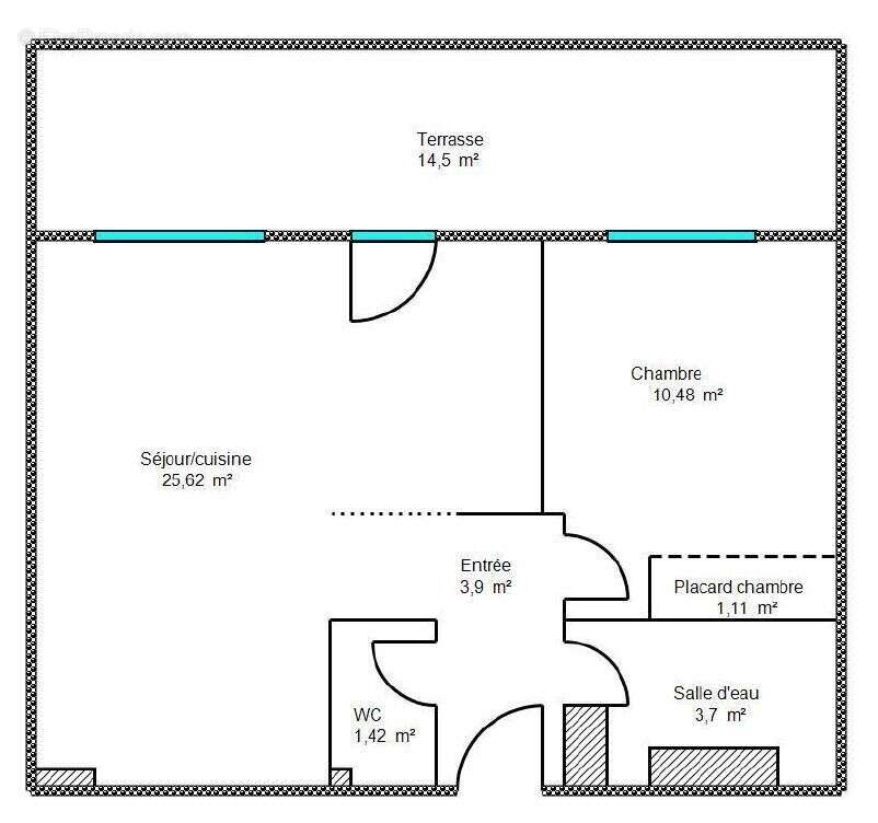 Appartement à VILLENEUVE-LOUBET