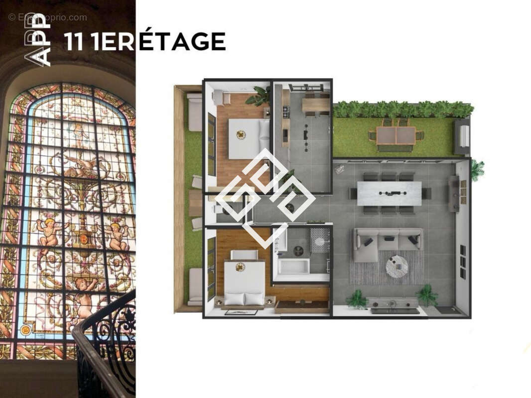 Magnifiques appartements T3 'Le manoir' avec terrasse - photo 7