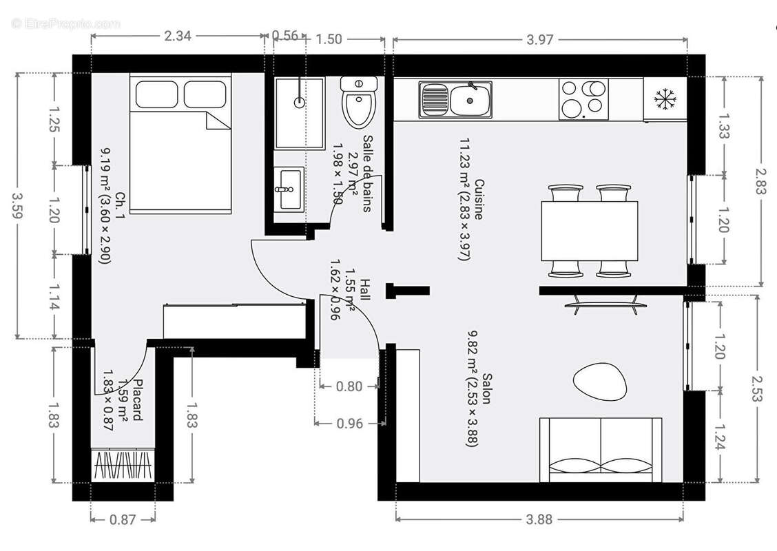 Appartement à VINCENNES