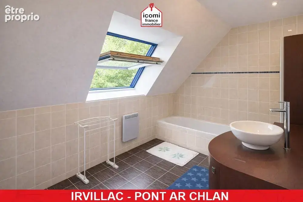 Finistere - irvillac (29460) - a vendre - maison 130m²  2008 - grande piece de vie - 4 chambres - dep c - pas de travaux - vie d - photo 9