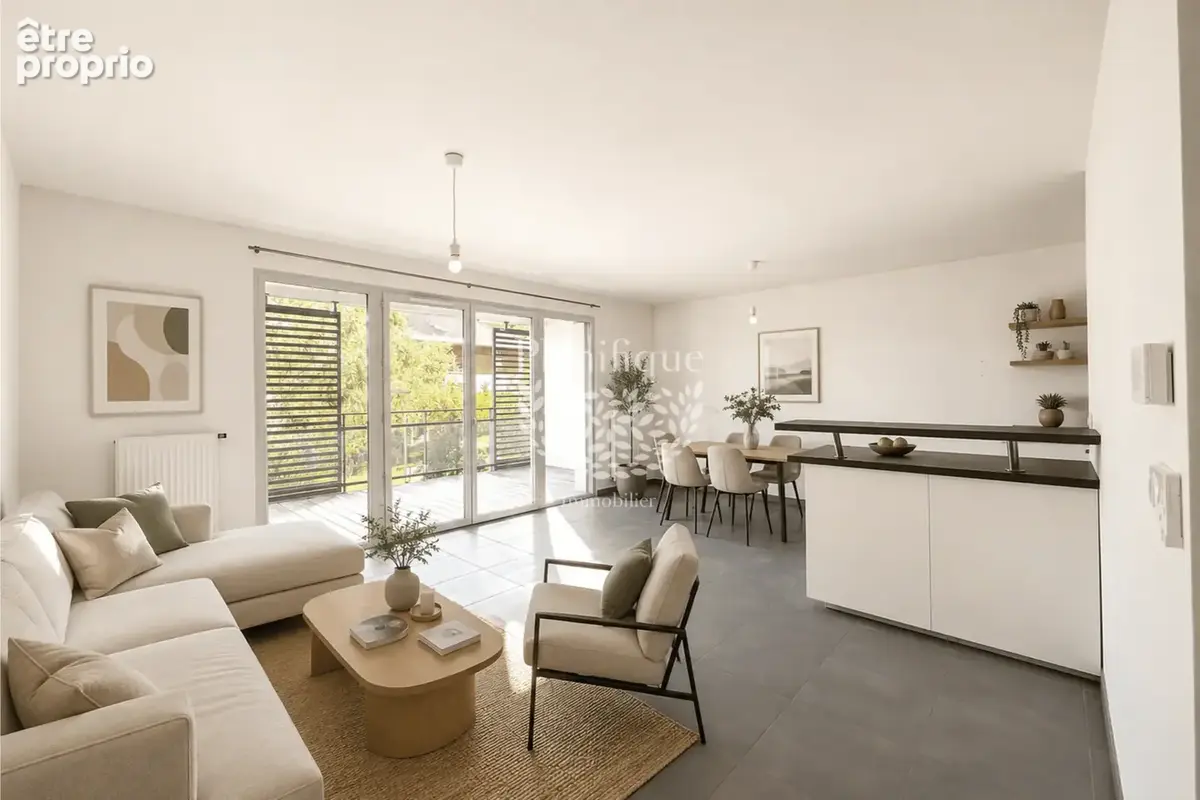 ARGONAY   Beau T3 traversant de 67 m2 avec terrasse, balcon, box et cave - photo 3