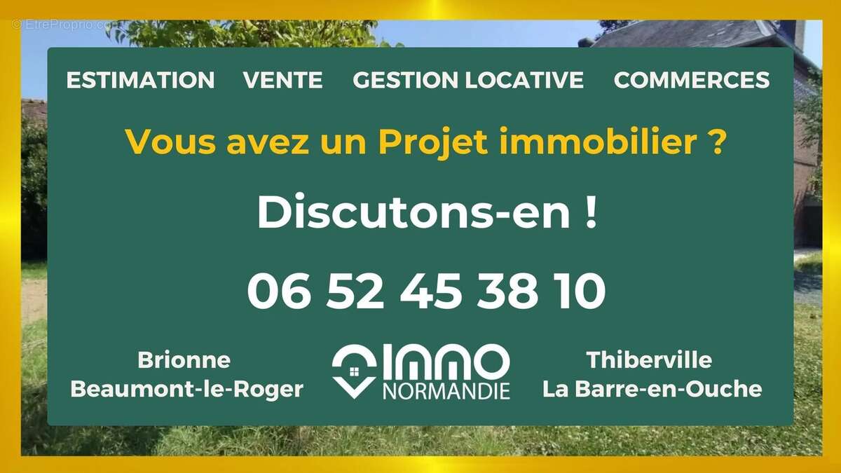 Maison à LA BARRE-EN-OUCHE