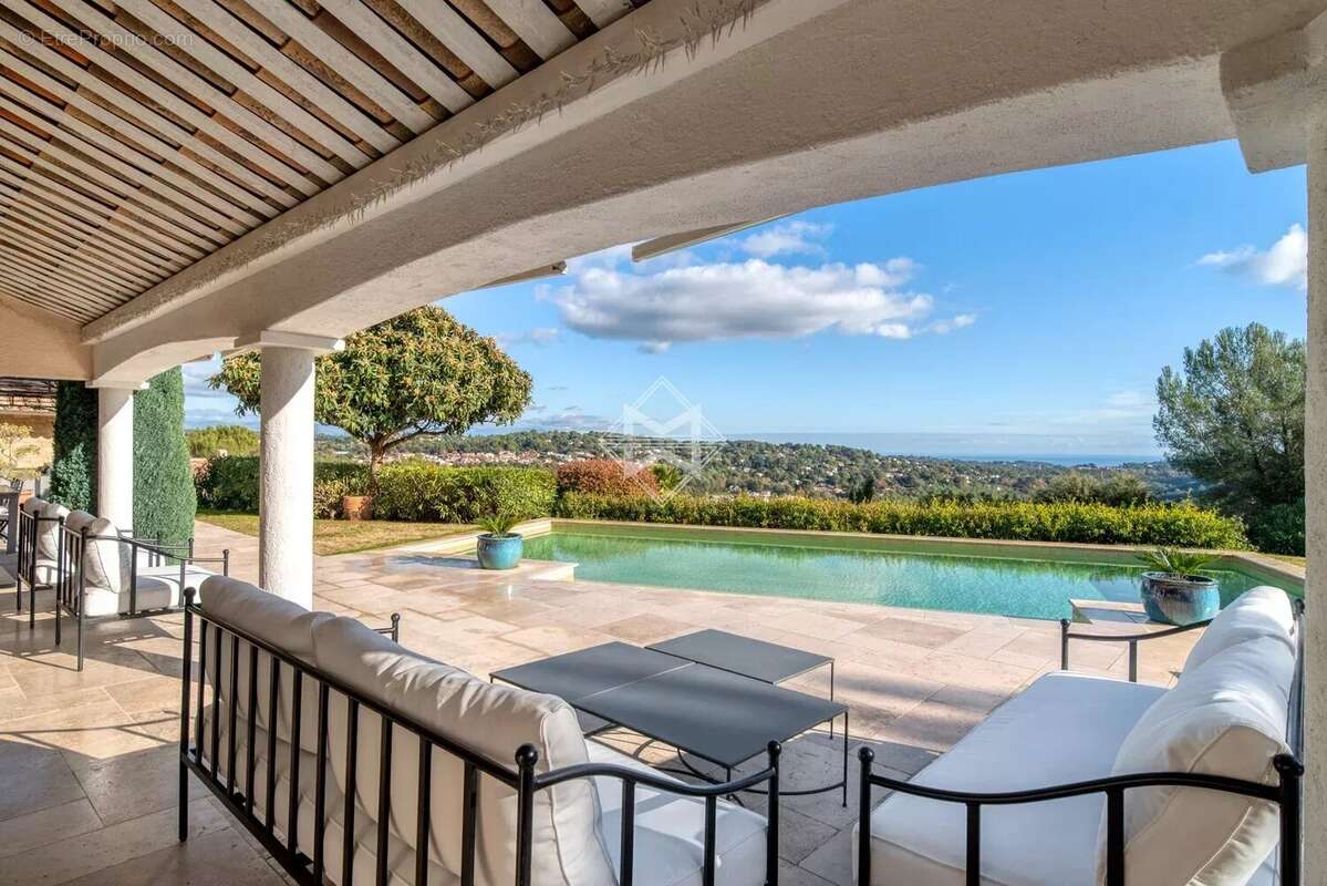 Valbonne - coup de coeur ! - vue panoramique mer - - photo 2