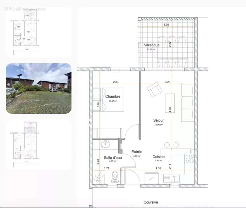 Bel Appartement  T2 - Cayenne -libre le 24/08/2026 - photo 5
