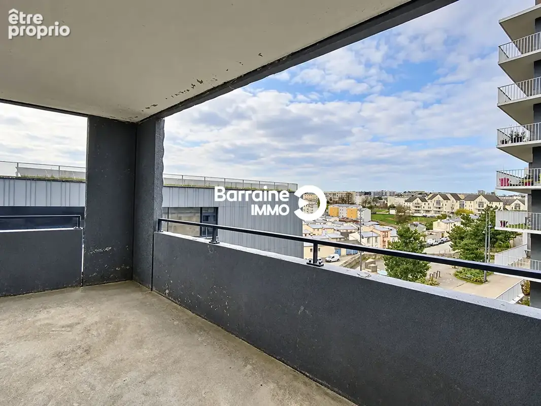 Exclusivité a vendre brest capucins appartement t2 41,33 m² balcon 24 m² parking privé cave - photo 8