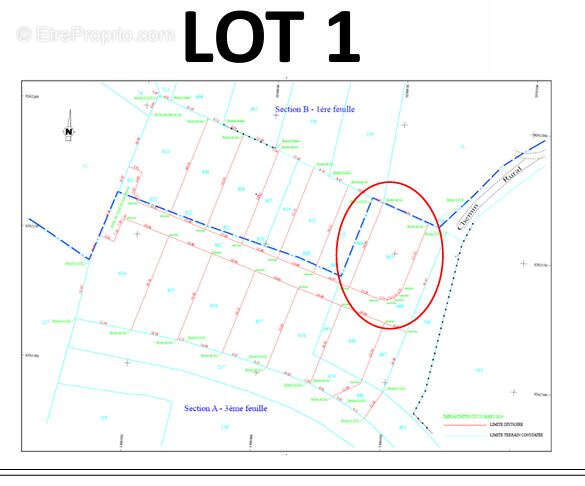 Terrain à SAINT-PANCRE