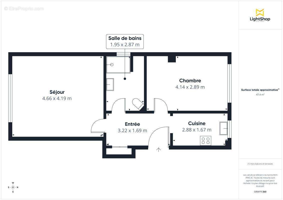 Appartement à COLOMBES