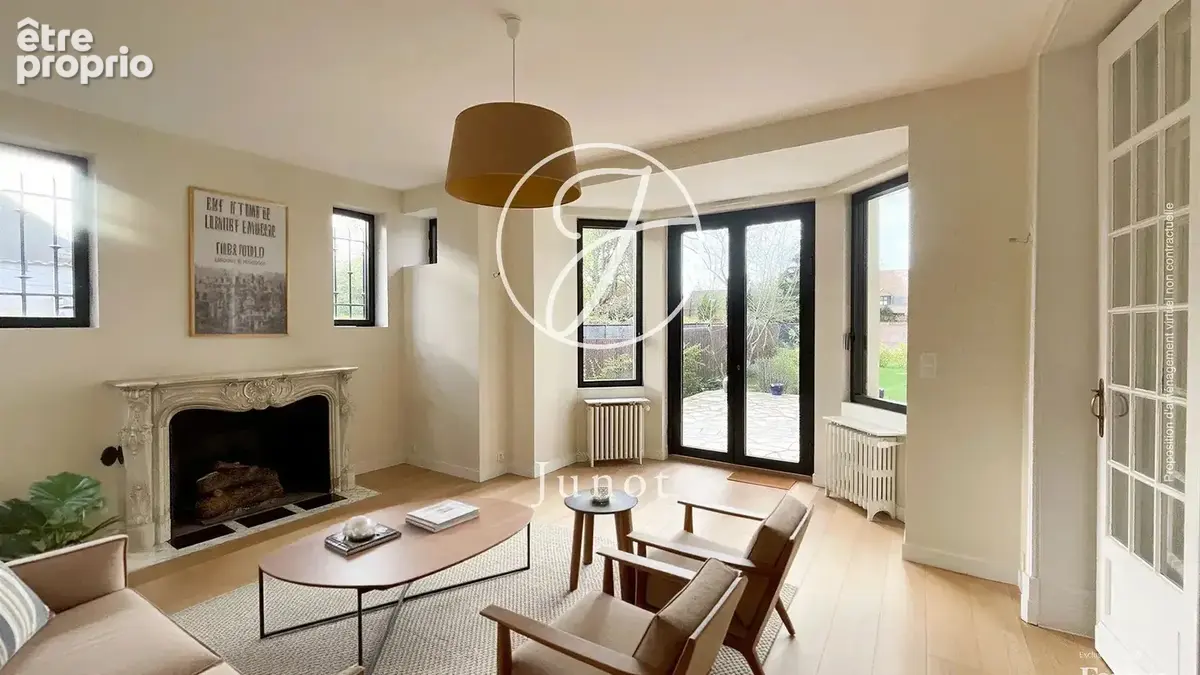 Marcq-en-Baroeul  – BROSSOLETTE – Maison à vendre – 8 pièces – 292,1m² loi Carrez – 6 chambres - Bureau – Terrasse – Jardin – St - photo 2