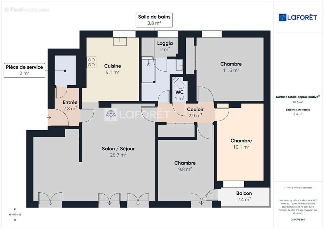 Appartement à QUIMPER