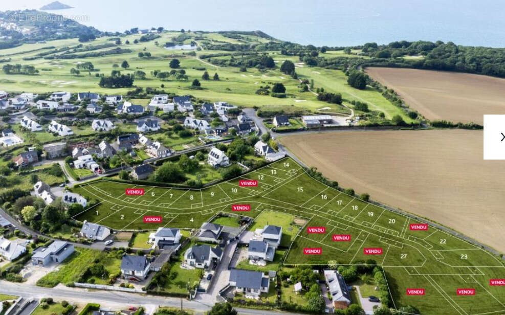 Terrain à PLENEUF-VAL-ANDRE