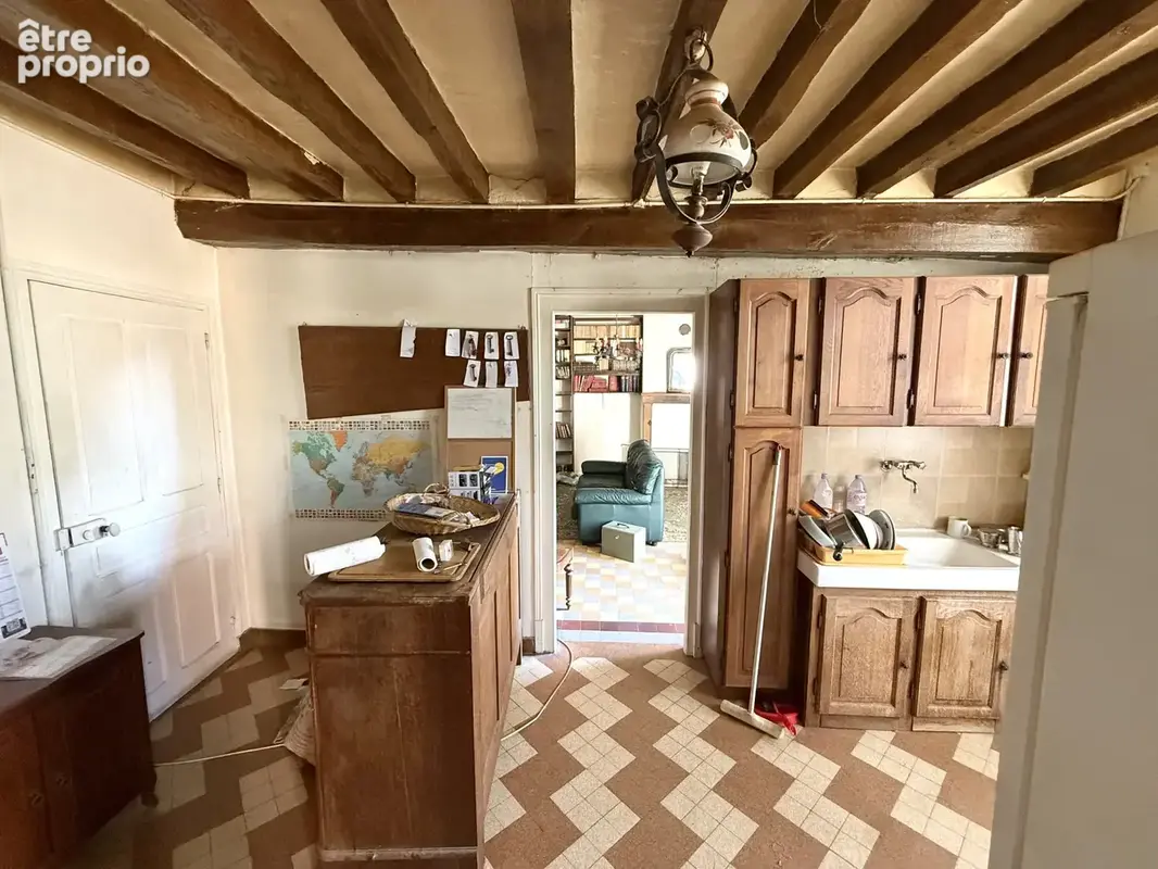 maison sur la commune de Guerchy entre Auxerre et Joigny de 85 m2 habitable avec dépendance et grenier aménage - photo 5