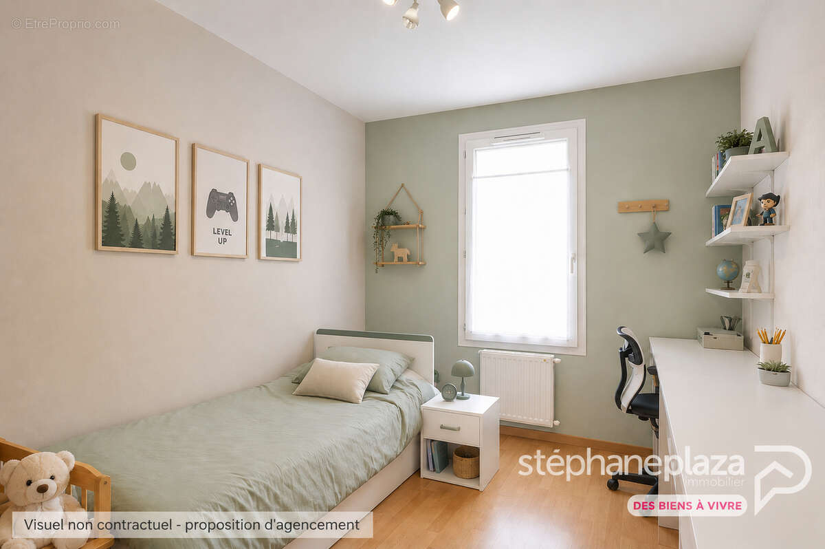 Appartement traversant de 94.5m² - 3 chambres avec 2 BALCONS et DOUBLE GARAGE de 32.5m² - AMBERIEUX-EN-DOMBES - photo 8