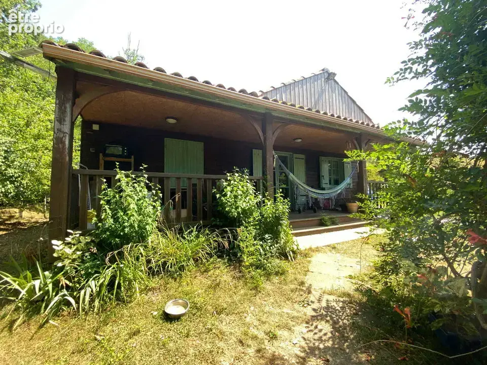 CAZAUBON (32)  Chalet en dur + terrain 3,4 ha avec source et - photo 13
