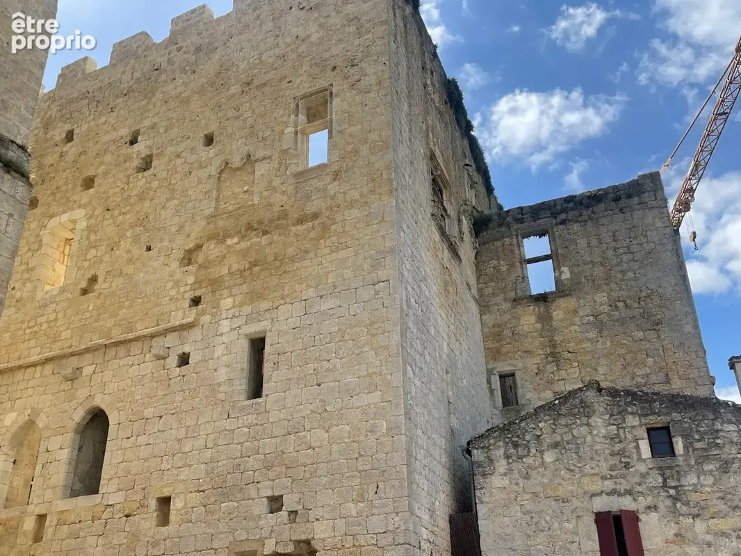 Château du XIII ème à restaurer  situé dans le petit village fortifié de Larressingle - photo 4