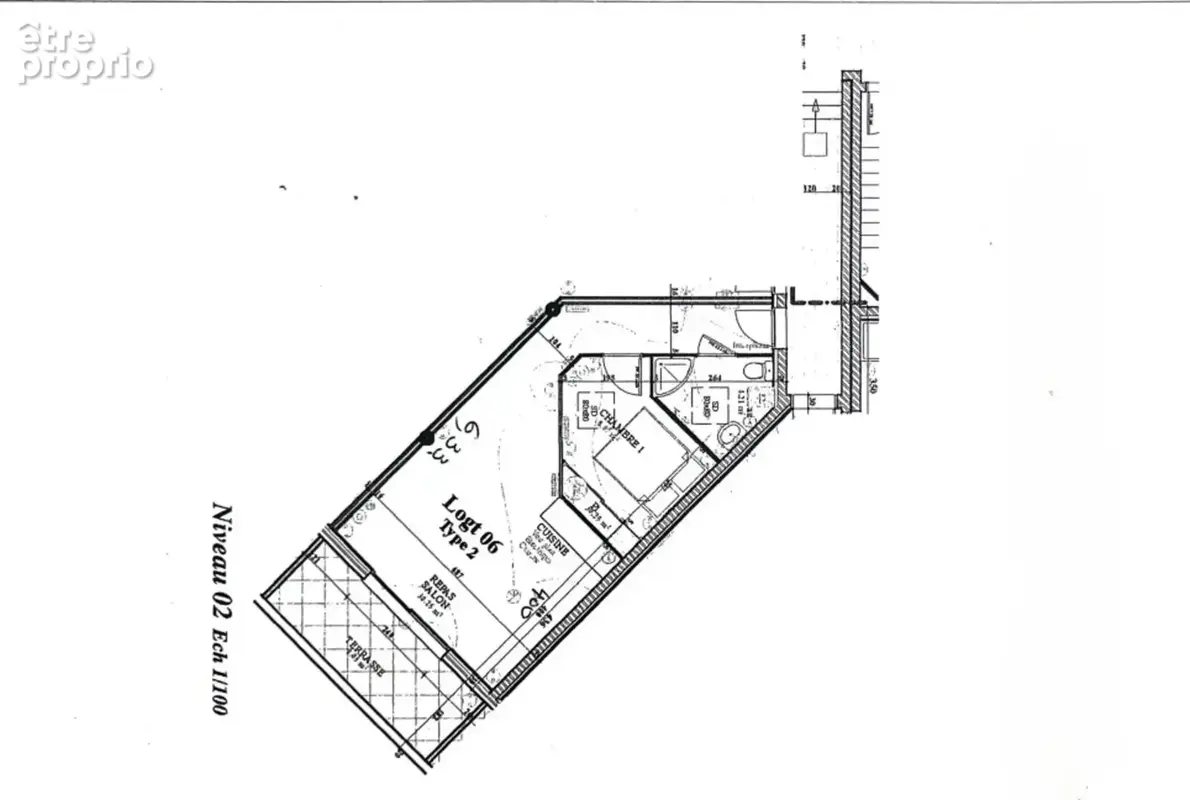 LA CIOTAT (13) – T2 de 43,24 m² au dernier étage avec ascenseur, balcon et vue dégagée - photo 2