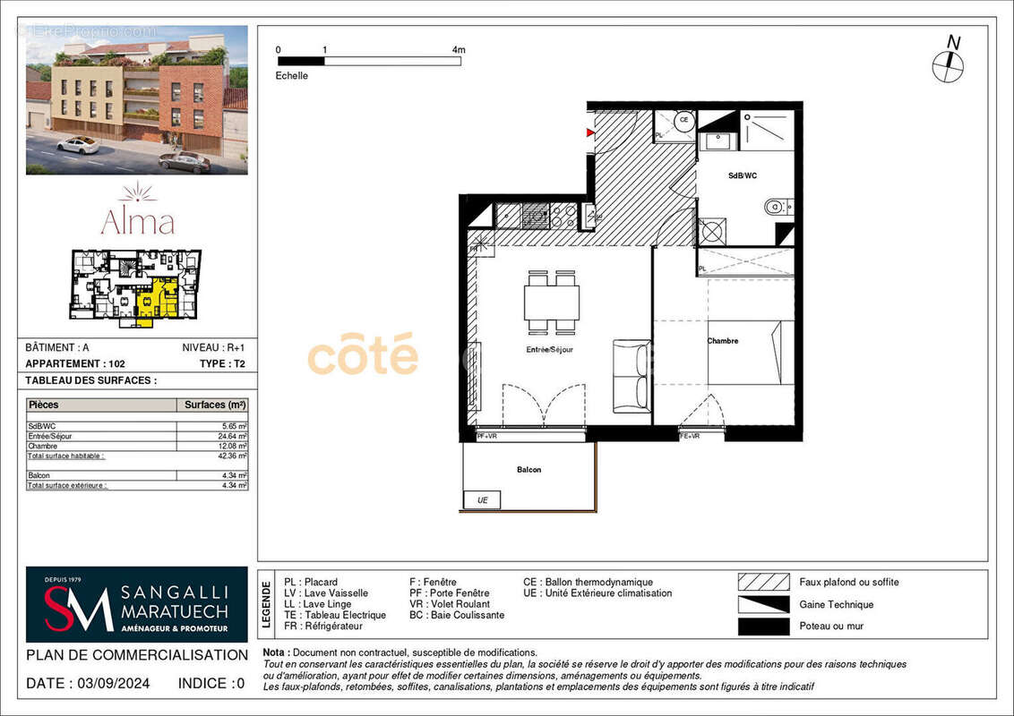 Appartement à LABARTHE-SUR-LEZE