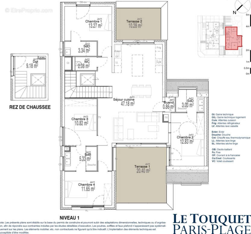 Appartement à LE TOUQUET-PARIS-PLAGE