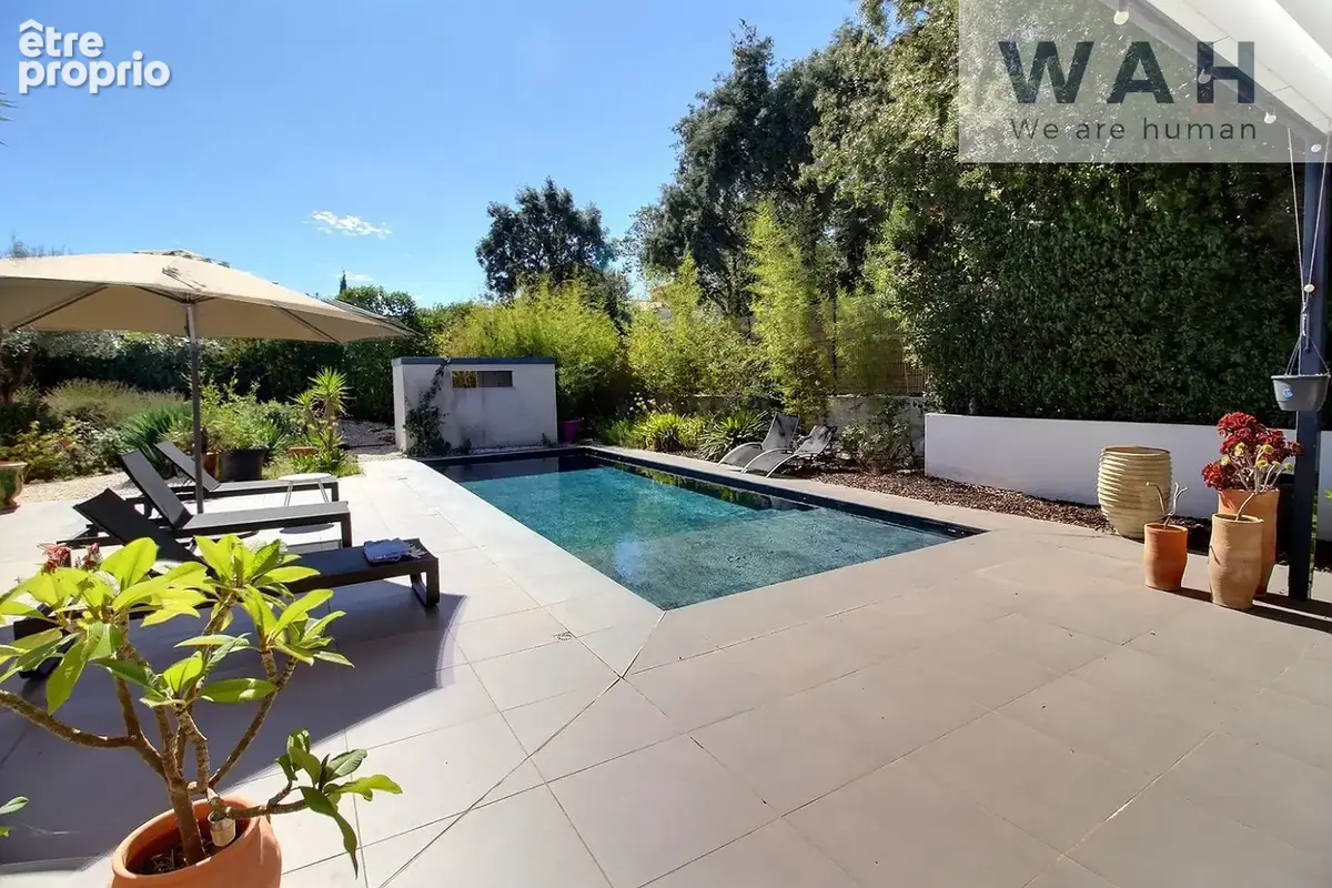 Vente villa de plain pied de type 6 avec garage, piscine, pool house parcelle - photo 6