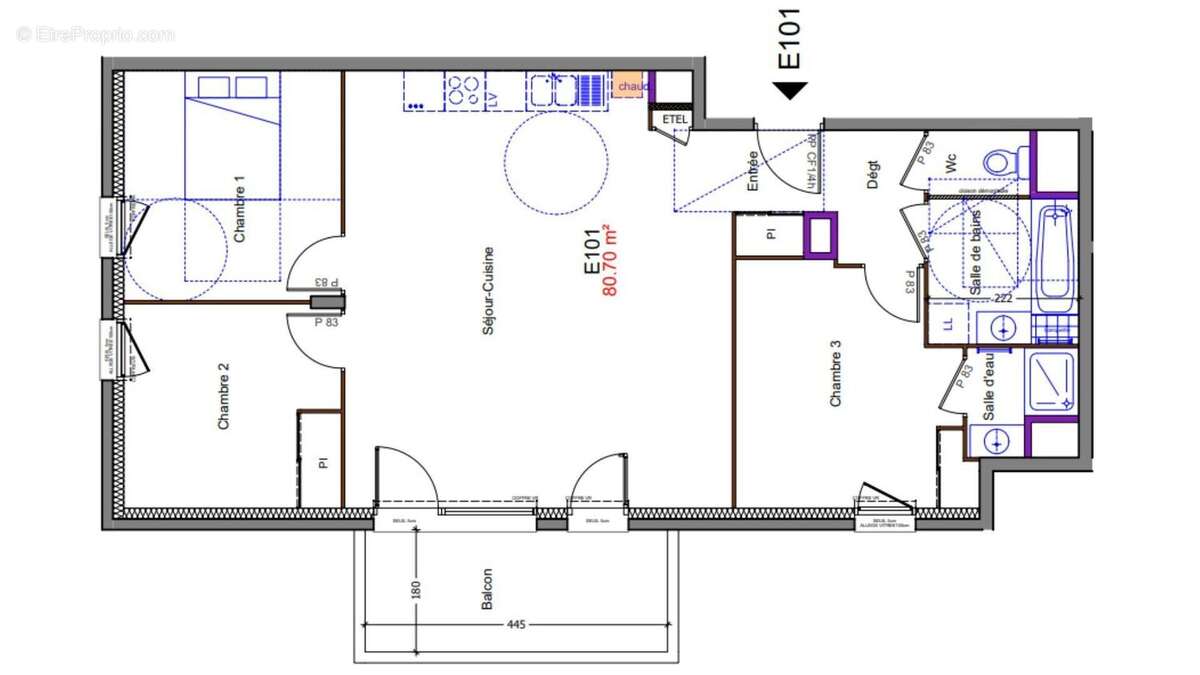 Appartement 81 m² à Allinges  - photo 4