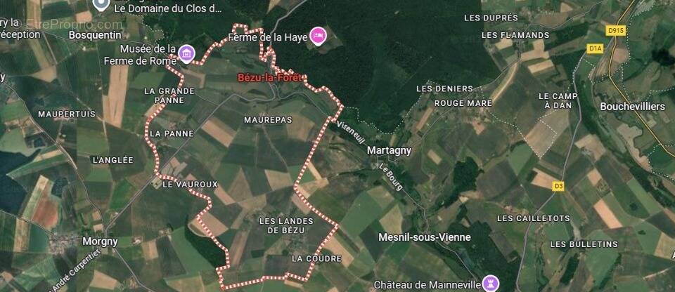 Terrain à BEZU-LA-FORET