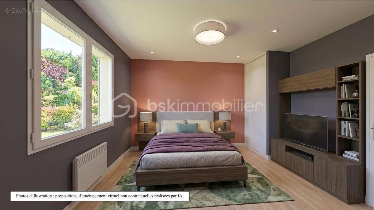 Maison 84 m2. Plain-pied de charme avec Jardin Arboré & Double Garage - photo 15