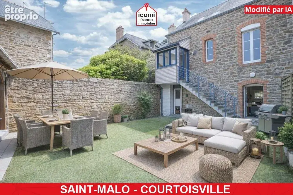 Ille-et-vilaine - saint-malo (35400) - a vendre - maison - t7 - 5 chambres - idealement situe - maison de caractere - beau poten - photo 6
