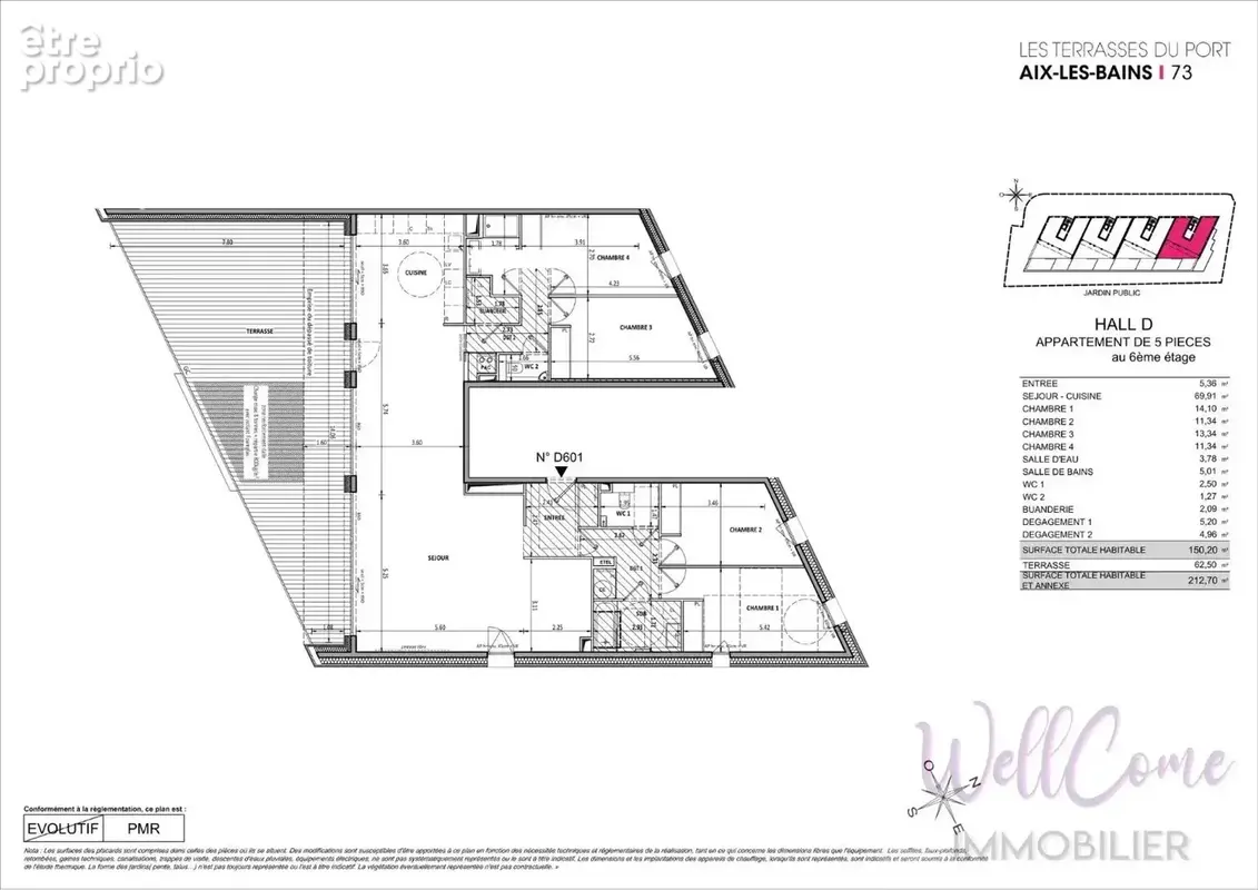 Appartement T5 de 150m² en Attique (2 Parking inclus) à Aix-Les-Bains côté Lac ! - photo 4
