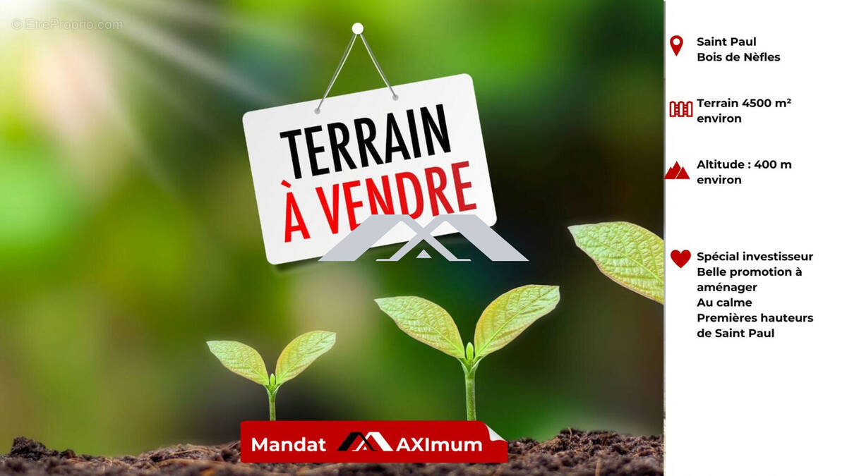 Terrain à SAINT-PAUL