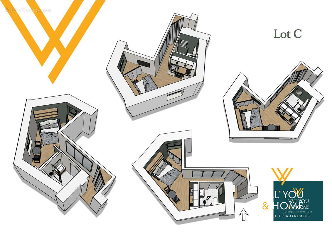 Local Professionnel/Investisseur/Primo-accédant Studio de 16,6 m2 - photo 10