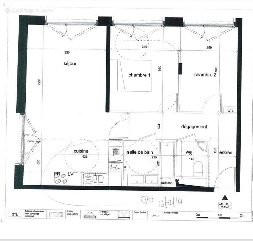 Appartement à PARIS-19E