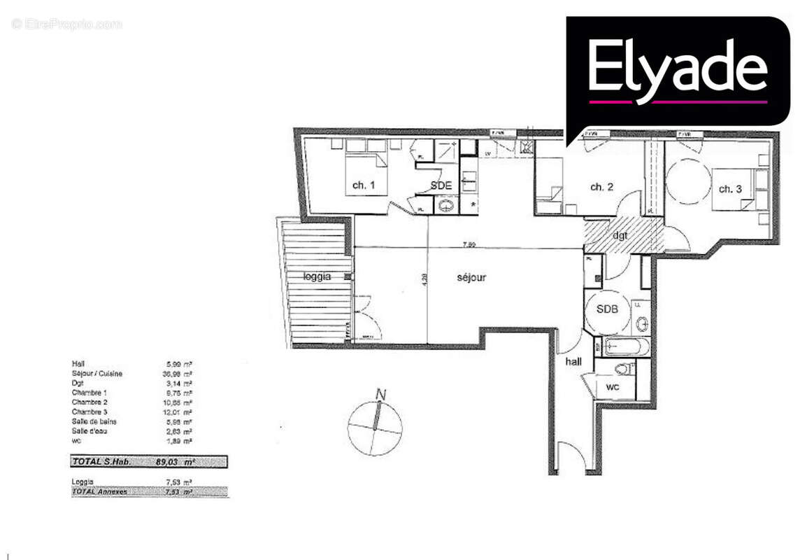 Appartement à TOULOUSE