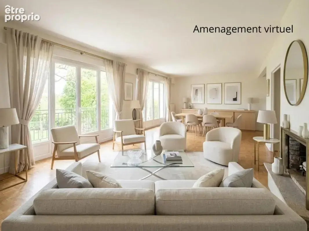 Appartement d’Exception 204 m² – Résidence Privée Sécurisée – Balcon, Parkings, Cave – Saint-Nom-La-Bretèche - photo 3